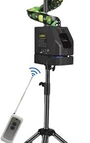 BM17 Tennis Ball Machine Electric RC Rechargeable Launcher for Beginner,Tripod Combo for Court,with Adjustable Tripod,Lightweight Tennis Serving...