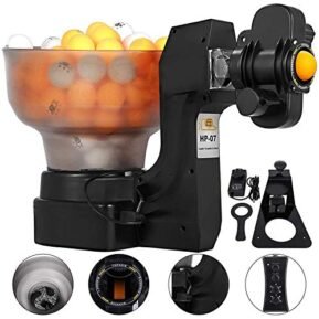 DONSU Ping Pong Ball Machine,36W HP-07 Ping Pong/Table Tennis Robots Automatic Ball Machine Fit Professiona Exercise Training USA Stock