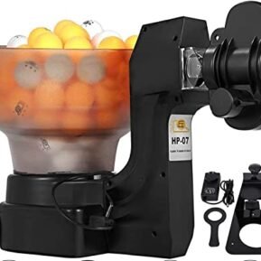 GDAE10 Table Tennis Robot,Automatic Ball Machine for Training Ball Switch Automatic Ball Machine for Training 36W (US Stock)