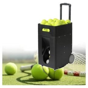 Lmuwecno Tennis Ball Machine,Tennis Training Equipment, Tennis Ball Throwing Machines Smart Wireless Remote Control and Mobile Phone App Control...