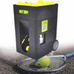 MAHWER Tennis Ball Machine, Portable Automatic Tennis Ball Launcher
