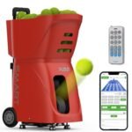 PT-Smart Tennis Ball Machine: Automatic Serve with Adjustable Speed and Angle. Durable Build, high Capacity, Remote-Controlled. Premium Training...