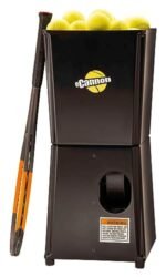 Sports Tutor eCannon Tennis Machine with TOPSPIN and Oscillator. for Intermediate & Advanced Players. Made in USA by #1 Tennis Machine Company.