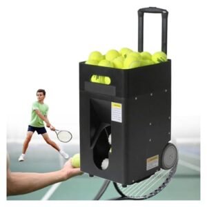 Automatic Tennis Ball Machine – Smart APP & Remote Control, Adjustable Angle & Speed, 50 Ball Capacity
