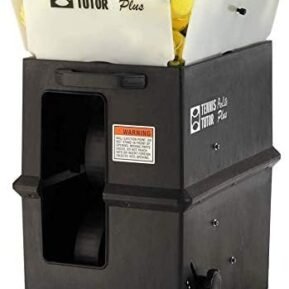 Tennis Tutor Prolite Plus with Remote. Includes One-Touch Topspin Button. Made in USA by #1 Tennis Machine Company.