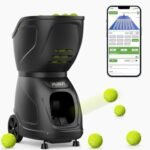 ZenoPlanet PT-9001 Tennis Ball Machine - Portable, Programmable Training Equipment with Remote Control, Adjustable Speed & Spin, High Capacity,...