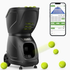 ZenoPlanet PT-9001 Tennis Ball Machine - Portable, Programmable Training Equipment with Remote Control, Adjustable Speed & Spin, High Capacity,...