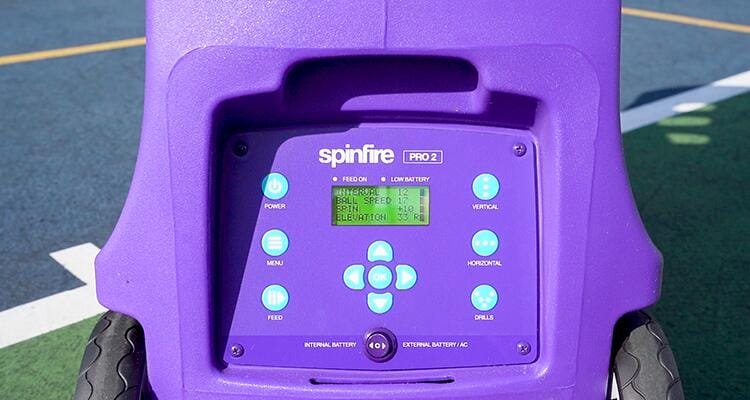 Spinfire Pro 2 control panel